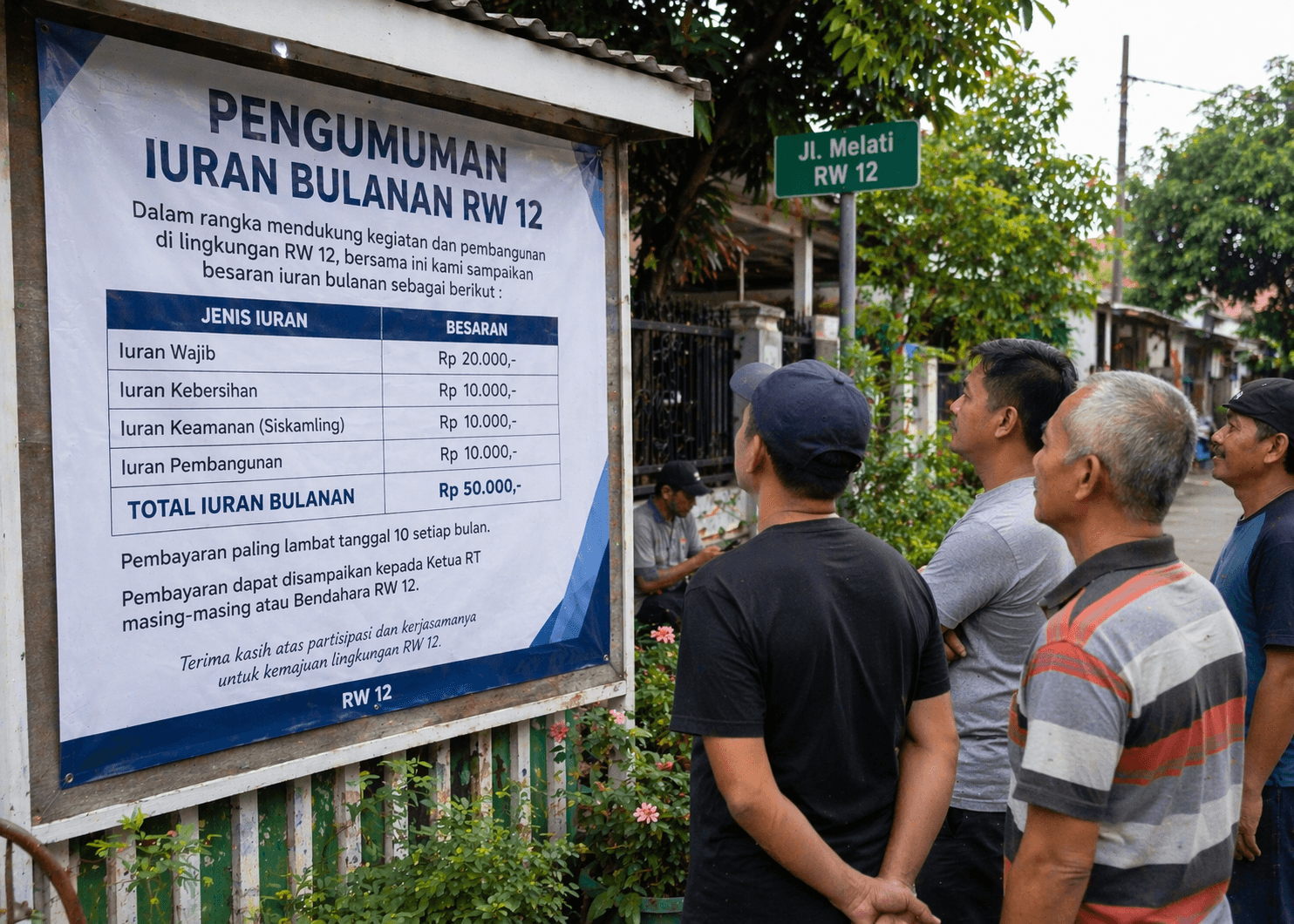 Pengumuman Iuran Bulanan Periode Mei 2026