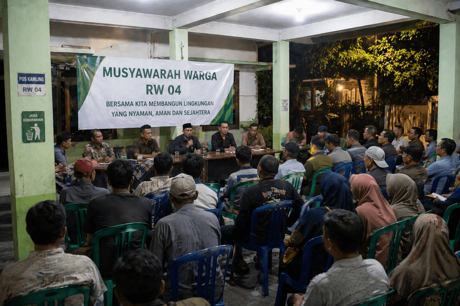 Musyawarah Warga: Perbaikan Drainase Blok A