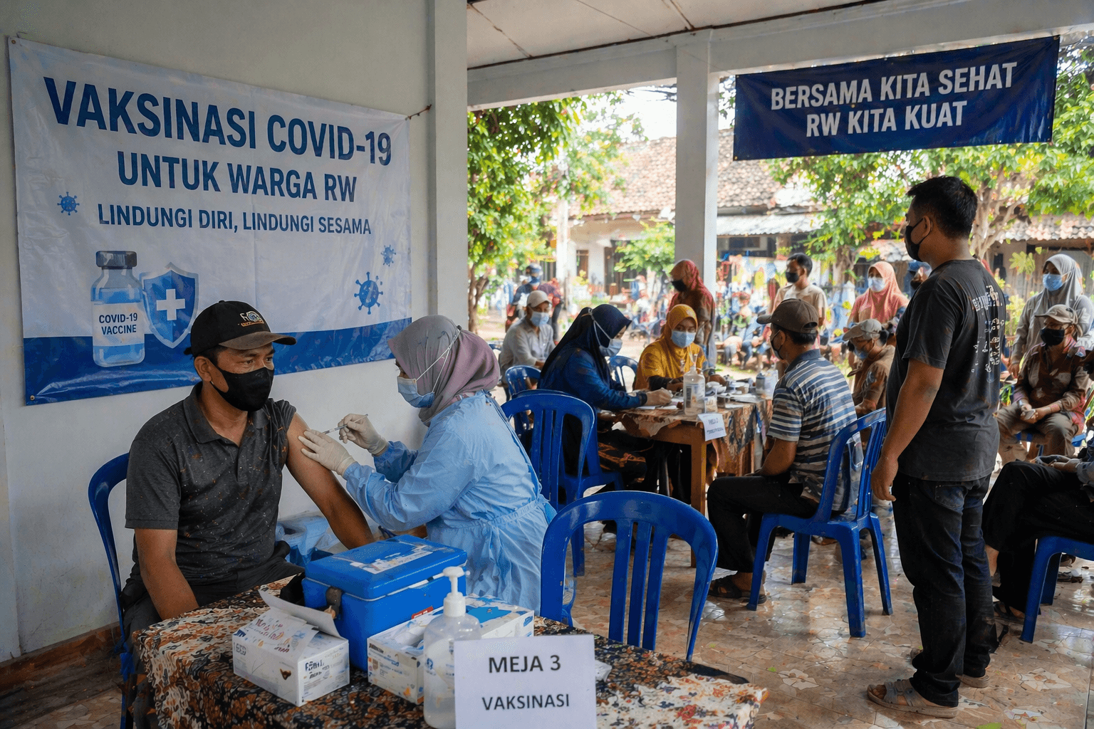 Vaksinasi Booster Gratis di Balai Warga